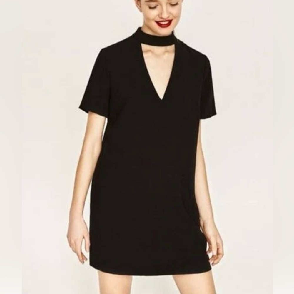 Zara Black Midi Dress
